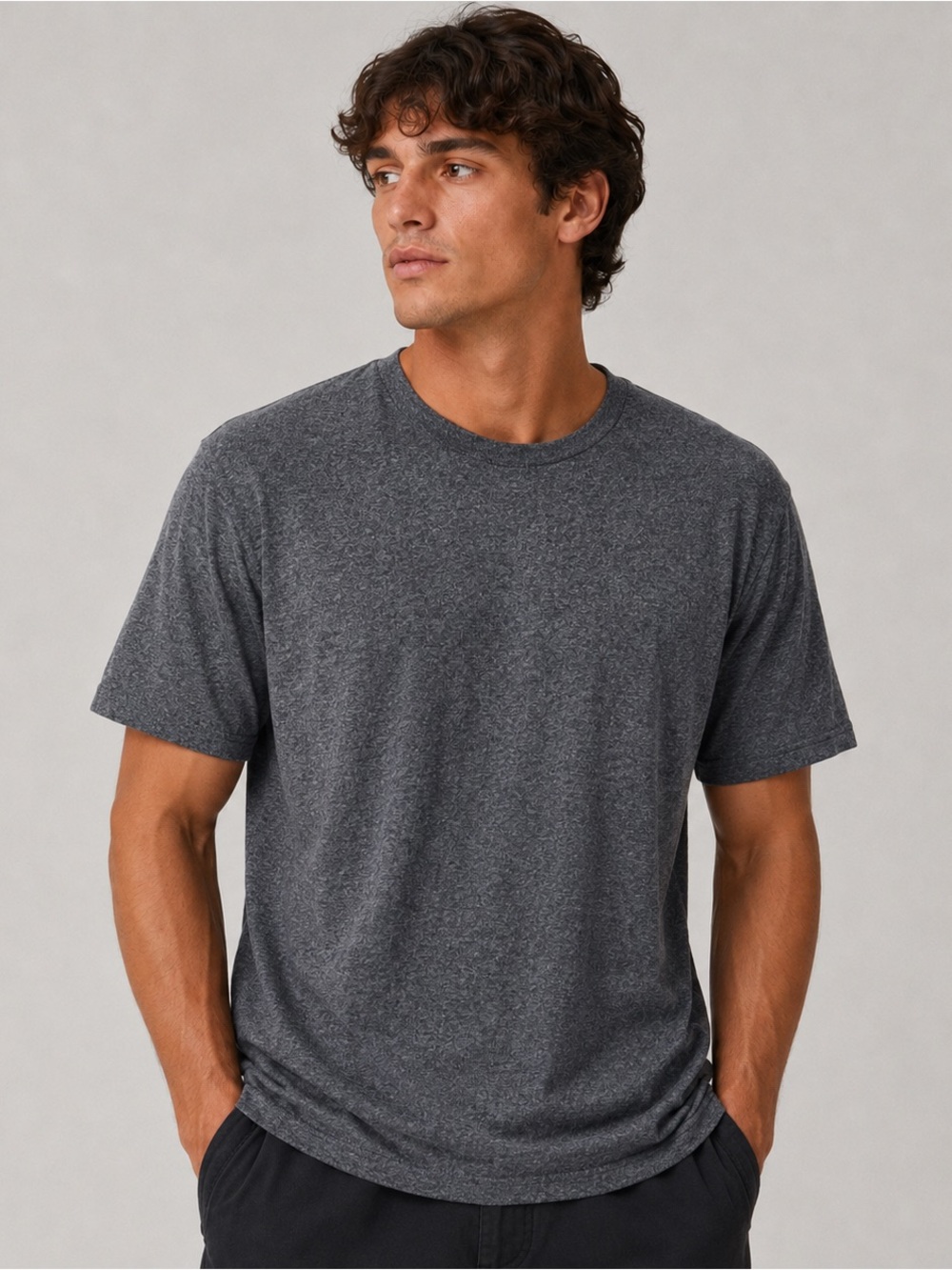 🌵 2 for $10
Old Navy | Soft Washed Ultra Doux | Heather Charcoal Crew Neck